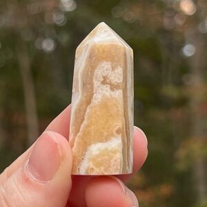 Orange Banded Calcite Tower